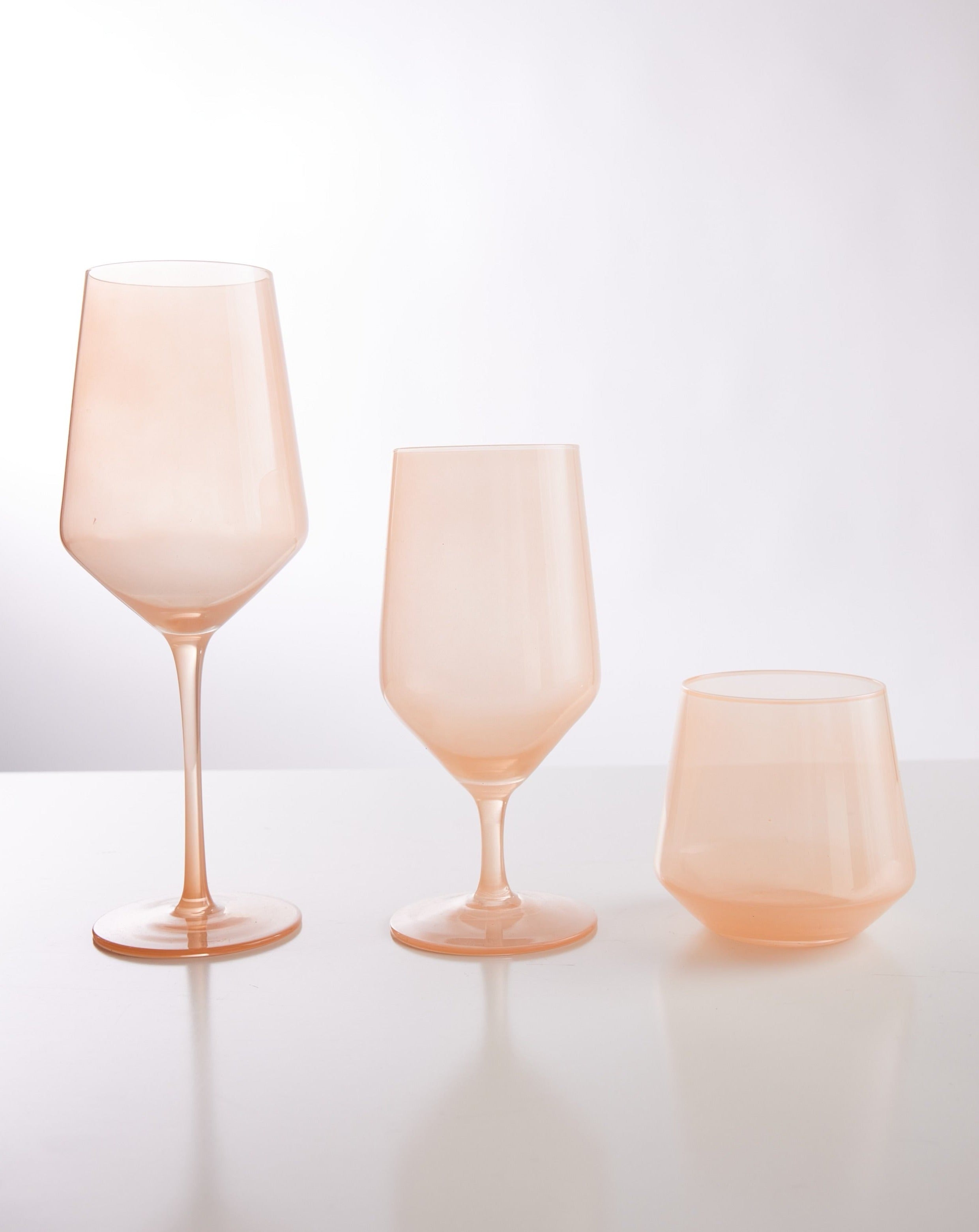 Pure Glassware Collection, Peach