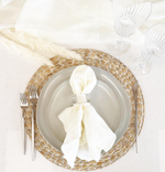 Load image into Gallery viewer, Hyacinth Placemat, White Washed
