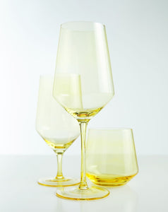 Pure Glassware Collection, Yellow