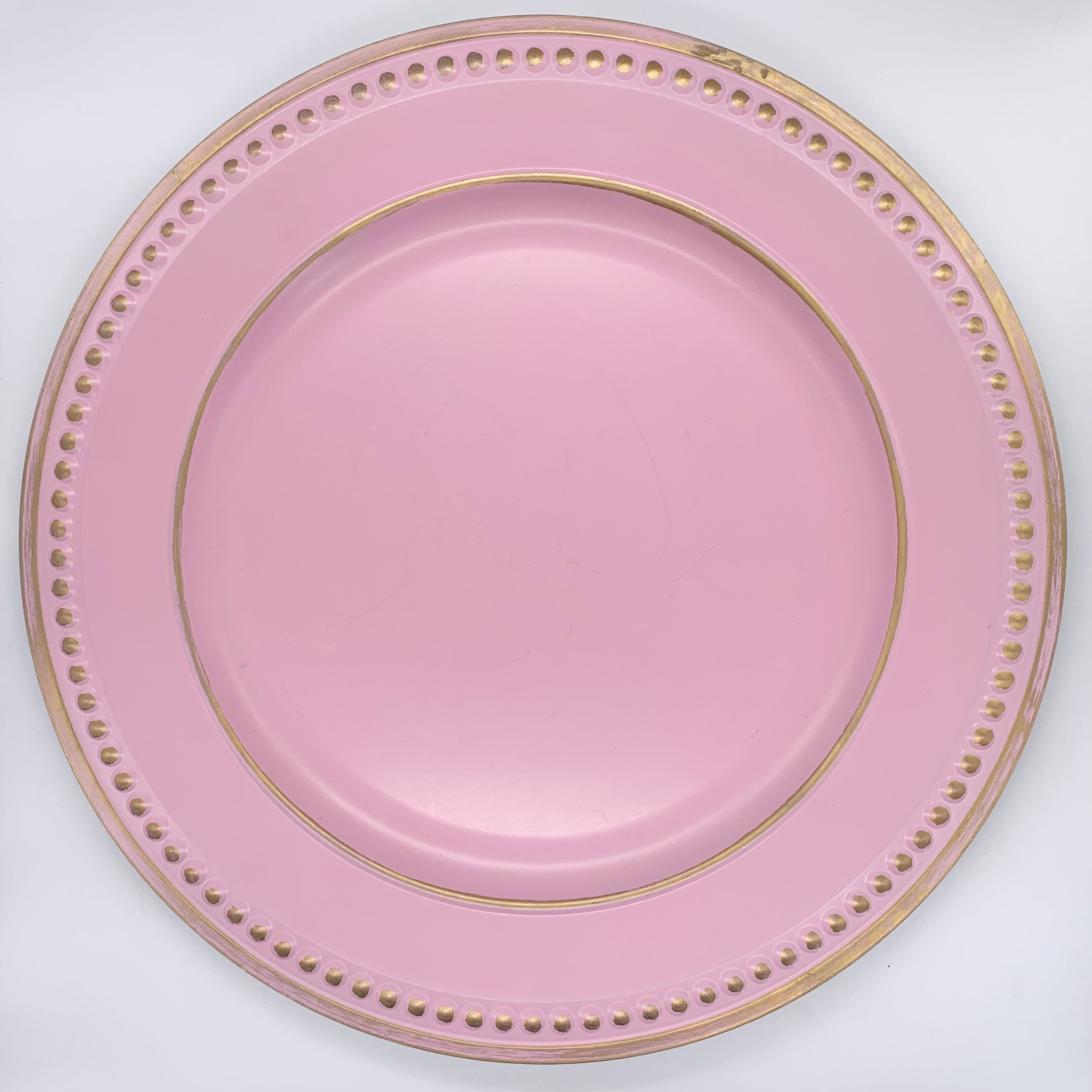 Pink Serenity Charger, set of 4