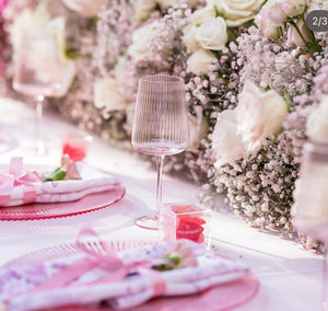 Blush Optic Glassware