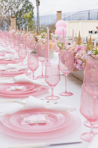 Pure Glassware Collection, Pink