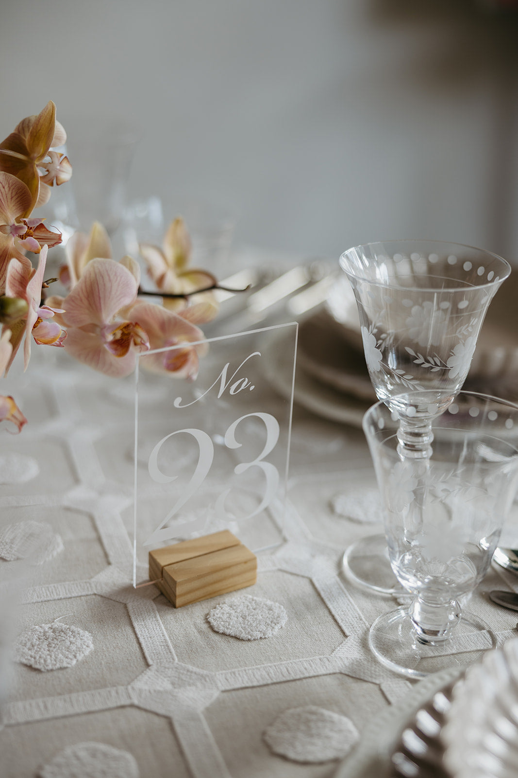 Vintage Etched Glassware