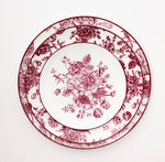 Load image into Gallery viewer, Burgundy Toile Charger
