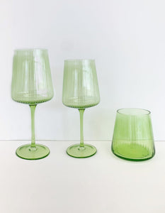Moss Optic Glassware