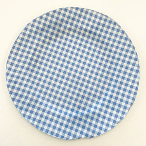 Blue Plaid Fabric Charger