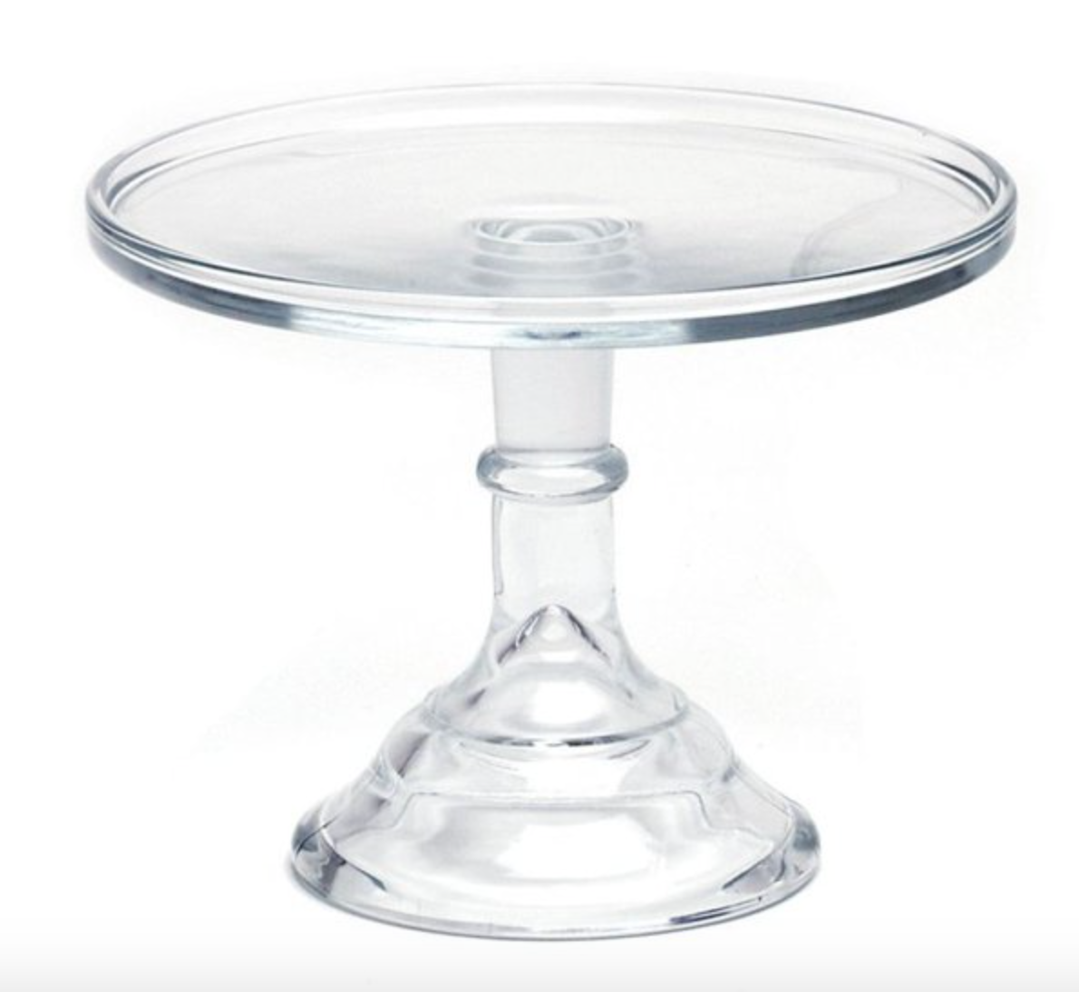 Milk White 6 Glass Cake Stand - By Mosser Glass