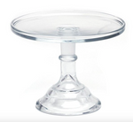 Load image into Gallery viewer, Clear Mosser Glass Cake Stands
