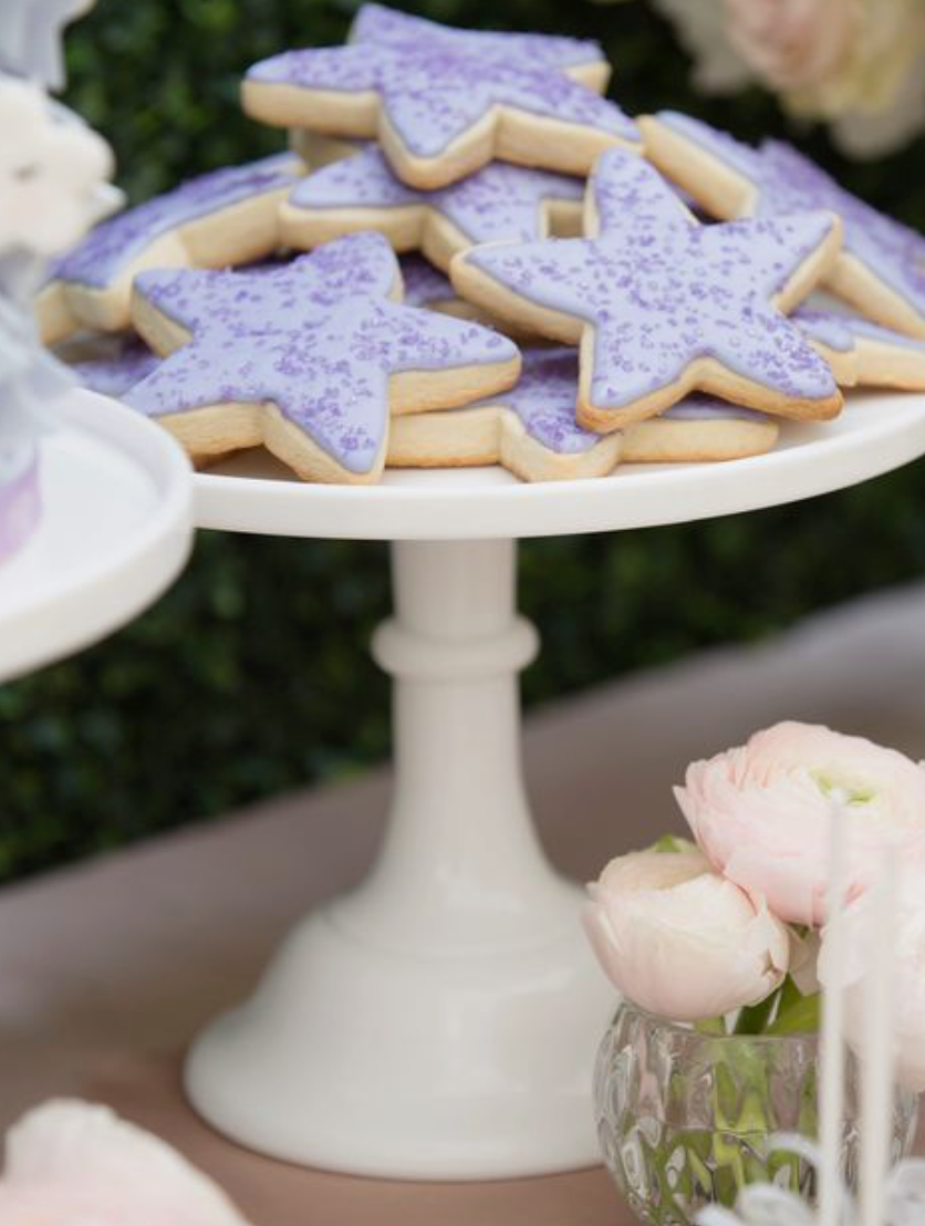 White Mosser Milk Glass Cake Stands