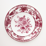 Load image into Gallery viewer, Burgundy Toile Dinnerware
