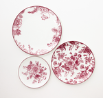 Load image into Gallery viewer, Burgundy Toile Dinnerware
