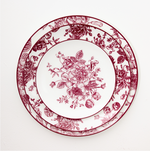 Load image into Gallery viewer, Burgundy Toile Dinnerware
