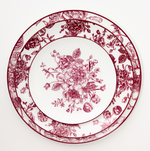 Load image into Gallery viewer, Burgundy Toile Dinnerware

