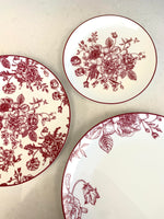Load image into Gallery viewer, Burgundy Toile Charger
