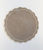 Load image into Gallery viewer, Scalloped Trim Placemats
