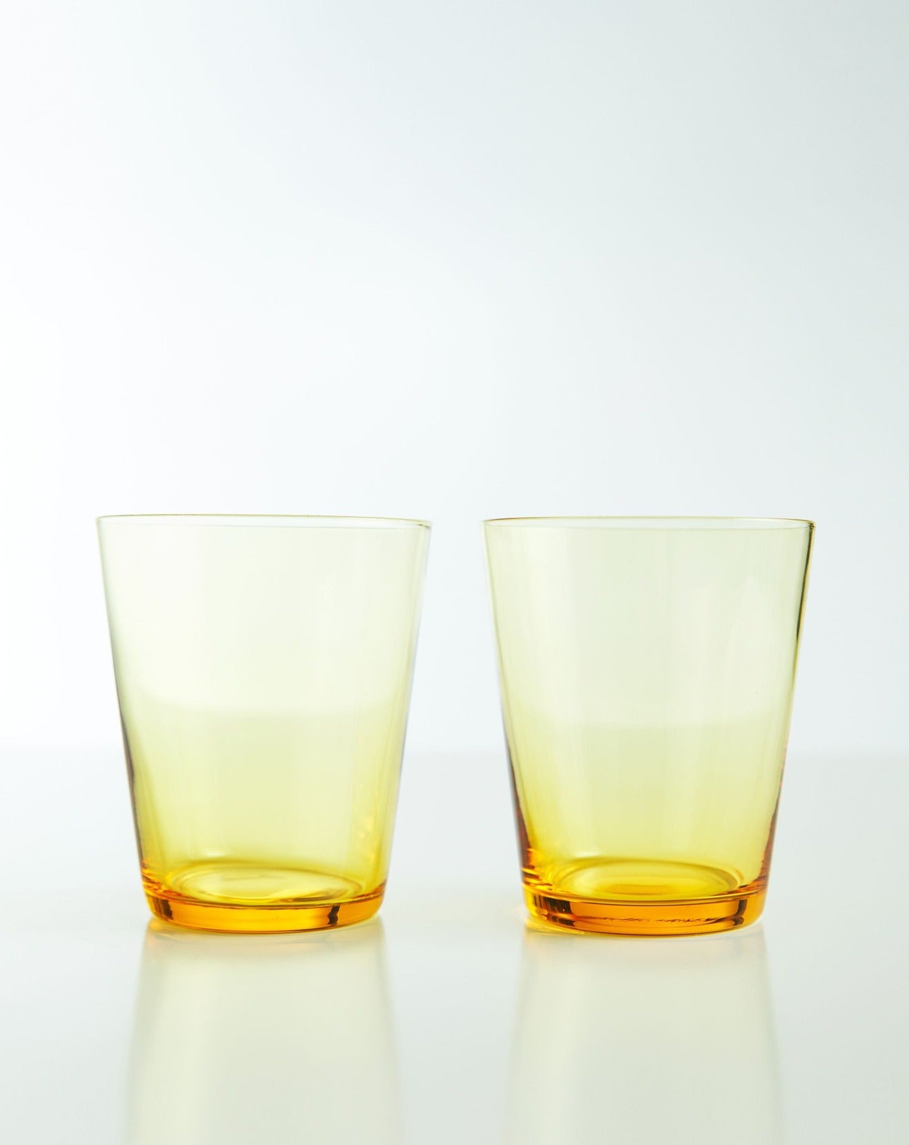 Yellow Glass Tumbler