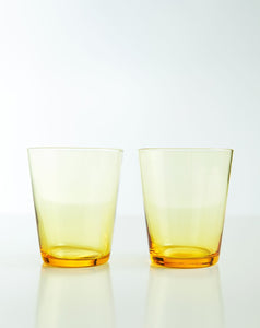 Yellow Glass Tumbler