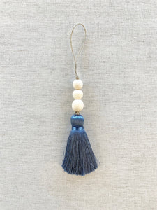 Blue Silk Tassels