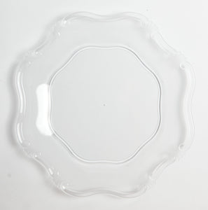 Clear Baroque Charger