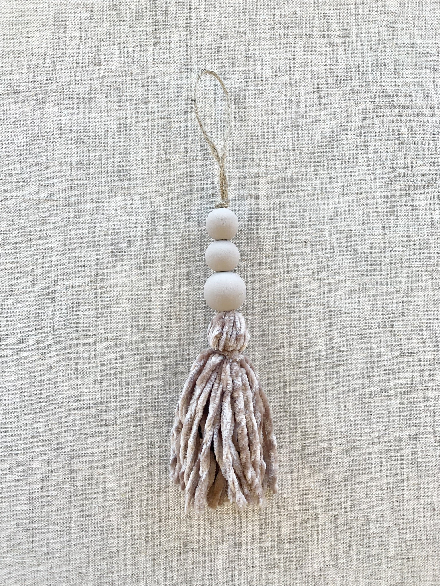 Velvet tassels