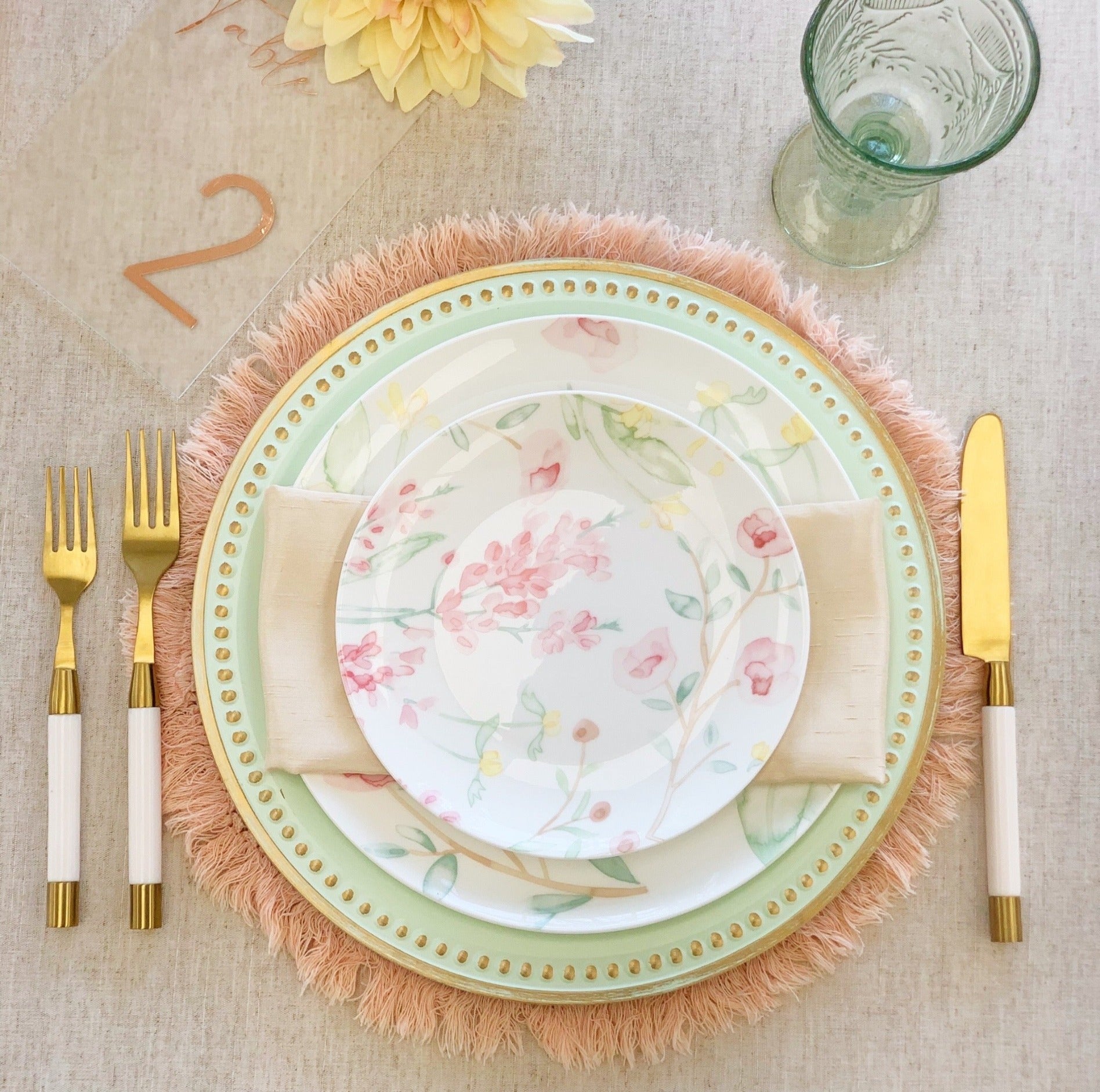 Floral Watercolor Dinnerware