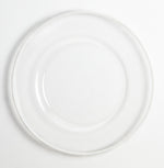 Load image into Gallery viewer, White Rim Glass Charger
