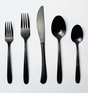 Matte Black Flatware