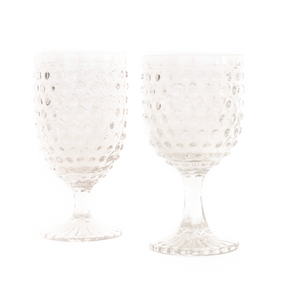 Hobnail Goblets