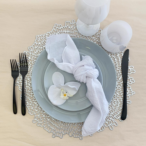 Silver Chilewich Dahlia Placemat