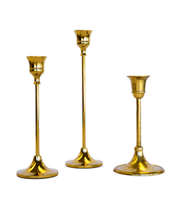 Brass Taper Candleholders