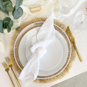 Gauze / Cheesecloth Napkins and Table Runners