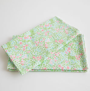 Green Ditsy Floral Napkin