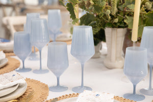 Periwinkle Pure Glassware Collection
