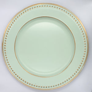 Mint Serenity Charger, set of 4