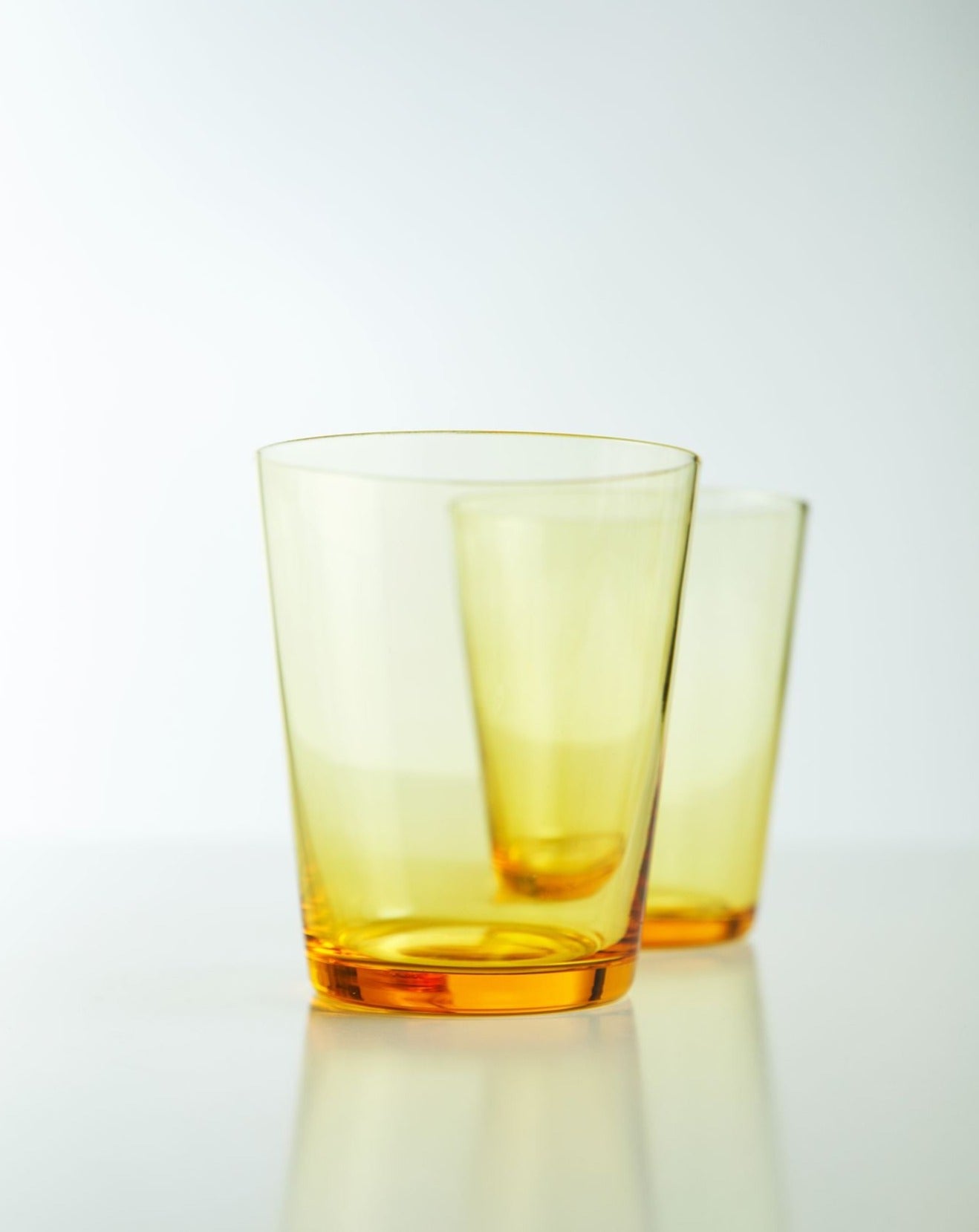 Yellow Glass Tumbler