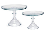 Load image into Gallery viewer, Clear Mosser Glass Cake Stands
