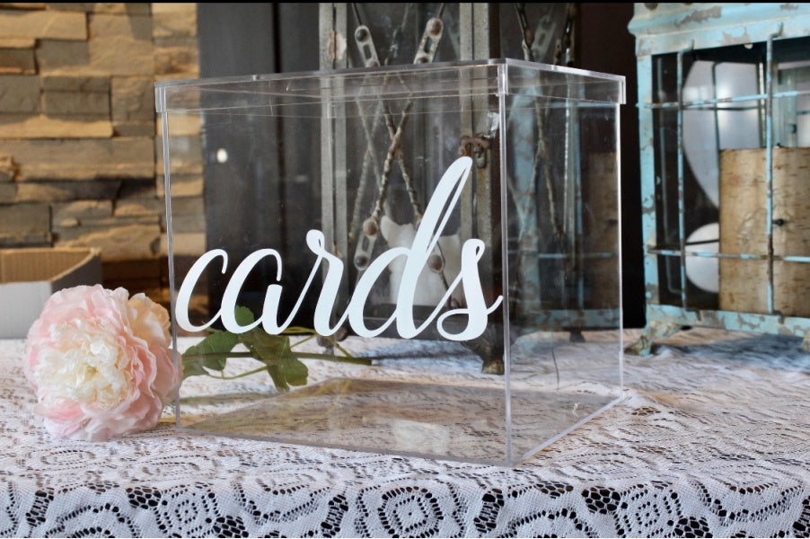 Acrylic Card Box