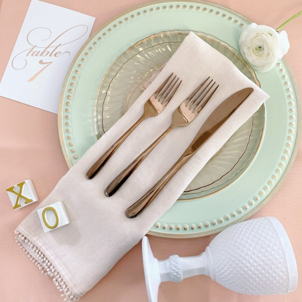 Mint Serenity Charger, set of 4