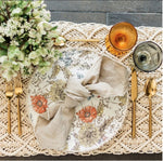 Load image into Gallery viewer, Vintage Garden Fabric Charger
